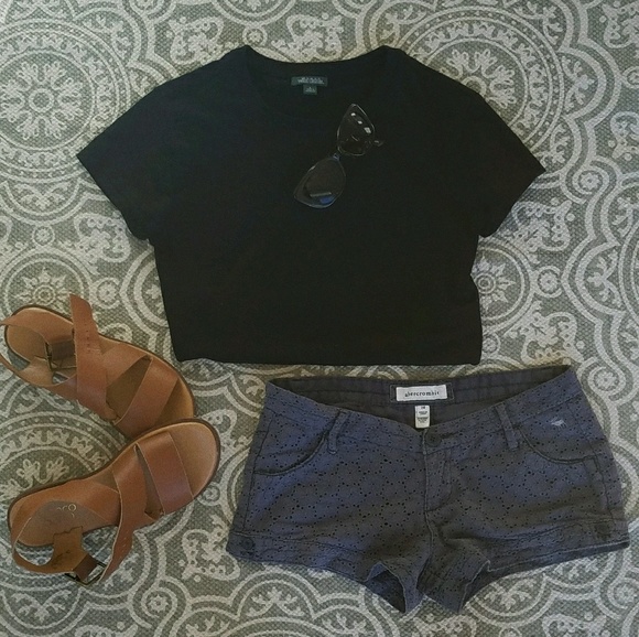 Abercrombie & Fitch Pants - Abercrombie Gray Pattern Shorts